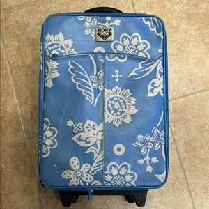 Roxy Blue Floral Suitcase